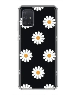 Чохол для Samsung Galaxy A71 (A715) з картинкою «Ромашки на чорному» Чохол для Samsung Galaxy A71 (A715) з картинкою «Ромашки на чорному»