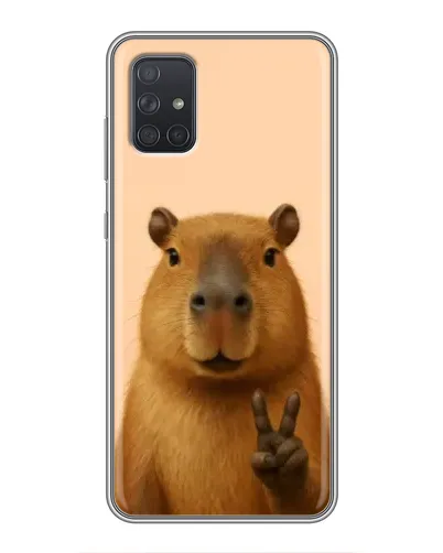 Чехол для Samsung Galaxy A71 (A715) с картинкой «Капибара виктория» Чехол для Samsung Galaxy A71 (A715) с картинкой «Капибара виктория»