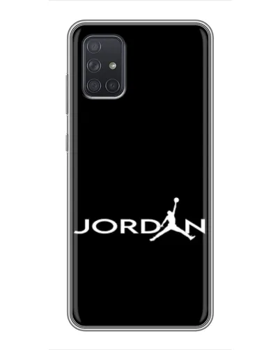 Чохол для Samsung Galaxy A72 з картинкою «Jordan White Logo»