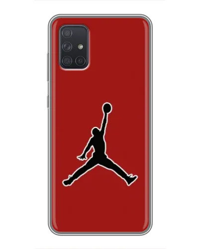 Чохол для Samsung Galaxy A72 з картинкою «Jordan Red Back»