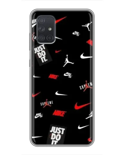 Чохол для Samsung Galaxy A72 з картинкою «Nike Mix Pattern»