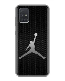Чохол для Samsung Galaxy A72 з картинкою «Jordan Dark Carbon»