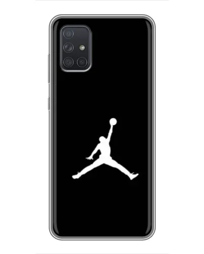 Чохол для Samsung Galaxy A72 з картинкою «Jordan Silhouette»