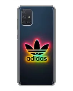Чохол для Samsung Galaxy A72 з картинкою «Неоновий Adidas»
