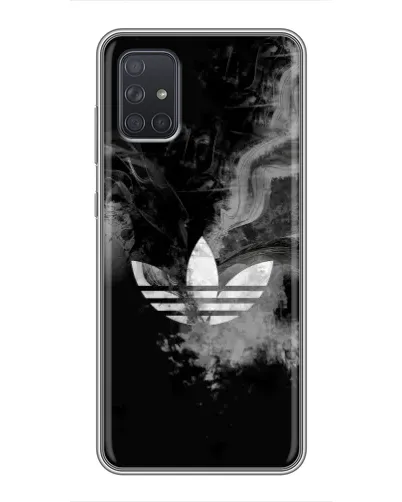 Чохол для Samsung Galaxy A72 з картинкою «Абстрактний дим Adidas»