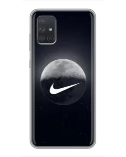 Чехол для Samsung Galaxy A72 с картинкой «Nike в стиле граффити»
