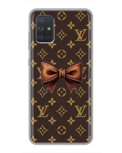Чохол для Samsung Galaxy A72 з картинкою «LV з бантом»