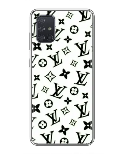 Чохол для Samsung Galaxy A72 з картинкою «Монохромний хаос LV» Чохол для Samsung Galaxy A72 з картинкою «Монохромний хаос LV»
