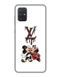 Чохол для Samsung Galaxy A72 з картинкою «LV та Міккі Маус»