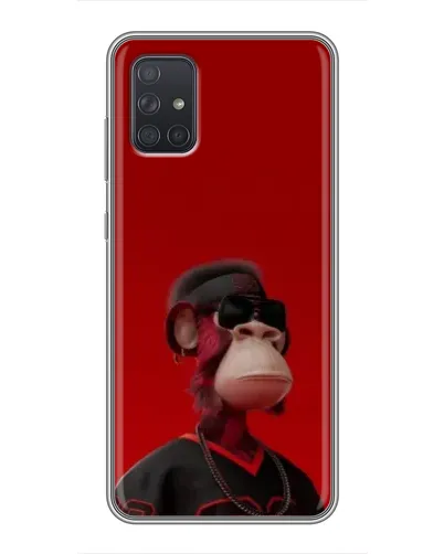 Чохол для Samsung Galaxy A72 з картинкою «Bored Ape в червоному» Чохол для Samsung Galaxy A72 з картинкою «Bored Ape в червоному»