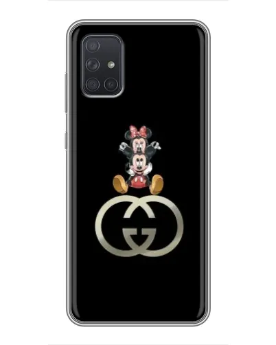 Чохол для Samsung Galaxy A72 з картинкою «Мінні Маус на лого» Чохол для Samsung Galaxy A72 з картинкою «Мінні Маус на лого»