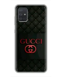 Чохол для Samsung Galaxy A72 з картинкою «Gucci — стьобаний чорний»