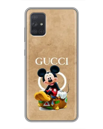 Чохол для Samsung Galaxy A72 з картинкою «Міккі Маус Gucci — крафт» Чохол для Samsung Galaxy A72 з картинкою «Міккі Маус Gucci — крафт»