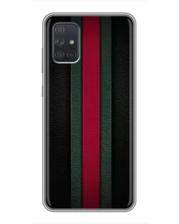 Чохол для Samsung Galaxy A72 з картинкою «Gucci — неонова лінія»