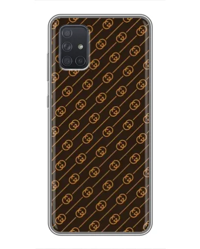 Чохол для Samsung Galaxy A72 з картинкою «Gucci — золоті діагоналі» Чохол для Samsung Galaxy A72 з картинкою «Gucci — золоті діагоналі»