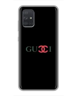 Чохол для Samsung Galaxy A72 з картинкою «Gucci — червоний градієнт»