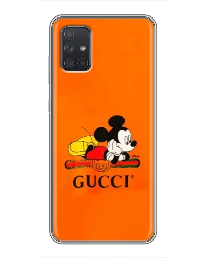Чохол для Samsung Galaxy A72 з картинкою «Міккі Маус Gucci — помаранч» Чохол для Samsung Galaxy A72 з картинкою «Міккі Маус Gucci — помаранч»