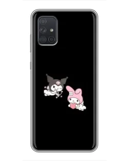 Чохол для Samsung Galaxy A72 з картинкою «My Melody та Kuromi»