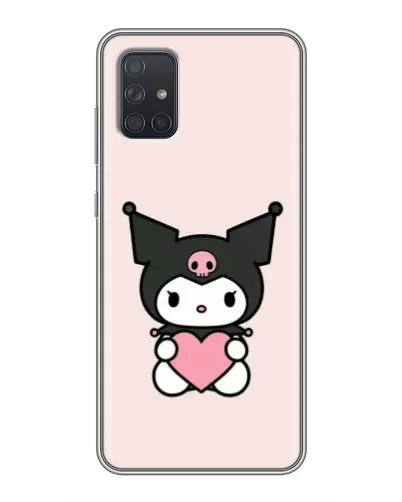 Чохол для Samsung Galaxy A72 з картинкою «Kuromi та серце» Чохол для Samsung Galaxy A72 з картинкою «Kuromi та серце»