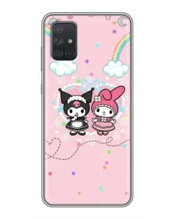Чохол для Samsung Galaxy A72 з картинкою «My Melody та Kuromi»