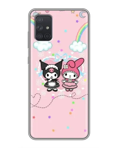 Чохол для Samsung Galaxy A72 з картинкою «My Melody та Kuromi» Чохол для Samsung Galaxy A72 з картинкою «My Melody та Kuromi»