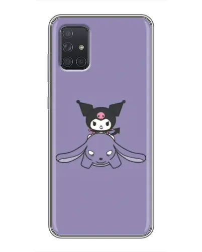 Чохол для Samsung Galaxy A72 з картинкою «Kuromi на ліловому фоні» Чохол для Samsung Galaxy A72 з картинкою «Kuromi на ліловому фоні»