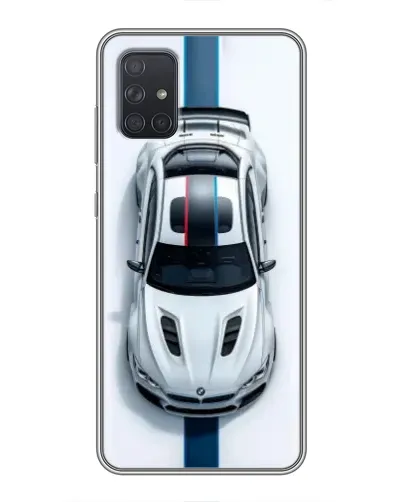 Чохол для Samsung Galaxy A72 з картинкою «Вид зверху — BMW M»
