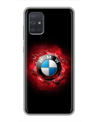 Чохол для Samsung Galaxy A72 з картинкою «Логотип BMW — спалах»