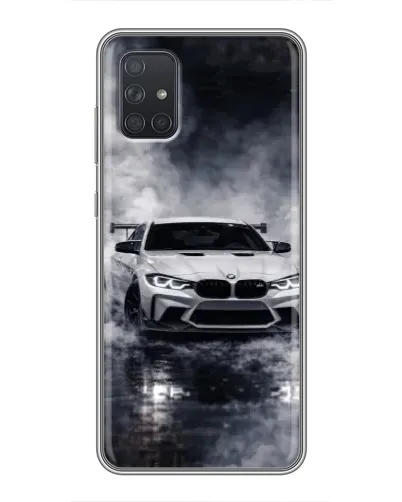 Чохол для Samsung Galaxy A72 з картинкою «BMW крізь туман»