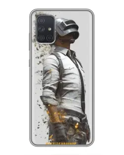 Чехол для Samsung Galaxy A72 с картинкой «PUBG — боец в пыли» Чехол для Samsung Galaxy A72 с картинкой «PUBG — боец в пыли»