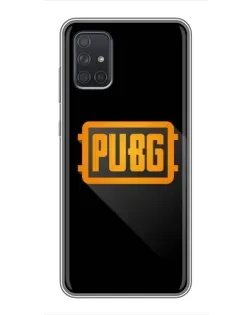 Чехол для Samsung Galaxy A72 с картинкой «PUBG — рамка лого» Чехол для Samsung Galaxy A72 с картинкой «PUBG — рамка лого»