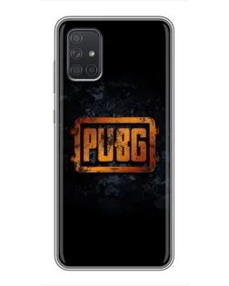 Чехол для Samsung Galaxy A72 с картинкой «PUBG — золотой логотип» Чехол для Samsung Galaxy A72 с картинкой «PUBG — золотой логотип»