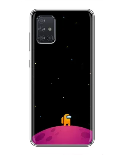 Чохол для Samsung Galaxy A72 з картинкою «Самотній герой на планеті»
