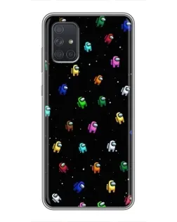 Чохол для Samsung Galaxy A72 з картинкою «Екіпаж Among Us» Чохол для Samsung Galaxy A72 з картинкою «Екіпаж Among Us»