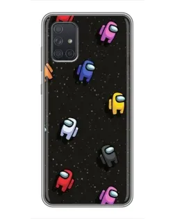 Чохол для Samsung Galaxy A72 з картинкою «Космічний патерн Among Us» Чохол для Samsung Galaxy A72 з картинкою «Космічний патерн Among Us»