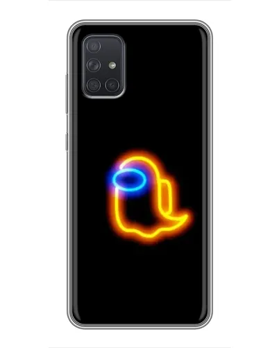 Чохол для Samsung Galaxy A72 з картинкою «Among Us неонове сяйво»