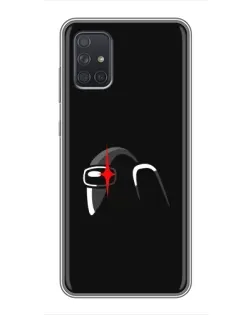Чохол для Samsung Galaxy A72 з картинкою «Among Us шолом» Чохол для Samsung Galaxy A72 з картинкою «Among Us шолом»