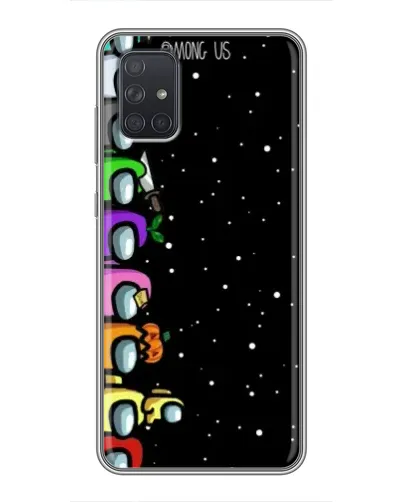 Чохол для Samsung Galaxy A72 з картинкою «Команда Among Us»