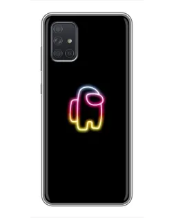 Чохол для Samsung Galaxy A72 з картинкою «Among Us градієнт»