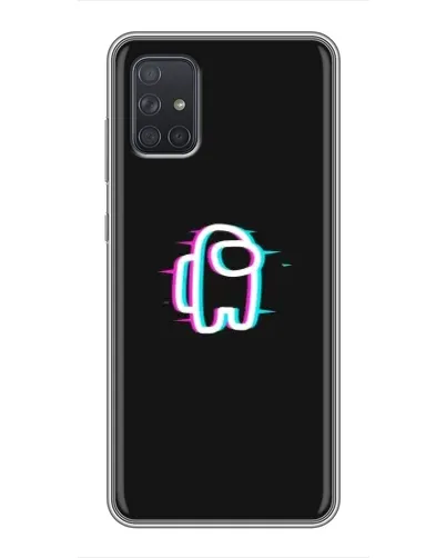 Чохол для Samsung Galaxy A72 з картинкою «Among Us неон»
