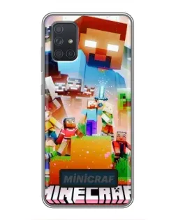 Чохол для Samsung Galaxy A72 з картинкою «Minecraft герої гри» Чохол для Samsung Galaxy A72 з картинкою «Minecraft герої гри»