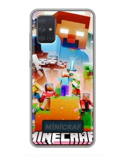 Чохол для Samsung Galaxy A72 з картинкою «Minecraft герої гри» Чохол для Samsung Galaxy A72 з картинкою «Minecraft герої гри»