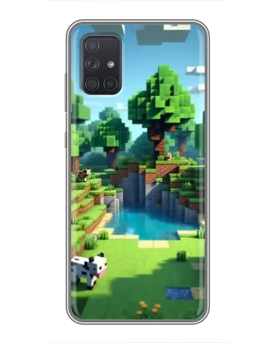 Чохол для Samsung Galaxy A72 з картинкою «Minecraft літній день» Чохол для Samsung Galaxy A72 з картинкою «Minecraft літній день»