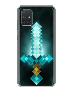 Чохол для Samsung Galaxy A72 з картинкою «Алмазний меч неон» Чохол для Samsung Galaxy A72 з картинкою «Алмазний меч неон»