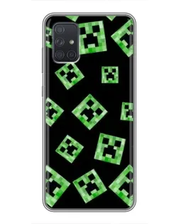 Чохол для Samsung Galaxy A72 з картинкою «Паттерн з кріперами» Чохол для Samsung Galaxy A72 з картинкою «Паттерн з кріперами»