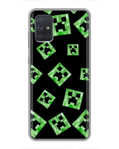 Чохол для Samsung Galaxy A72 з картинкою «Паттерн з кріперами» Чохол для Samsung Galaxy A72 з картинкою «Паттерн з кріперами»