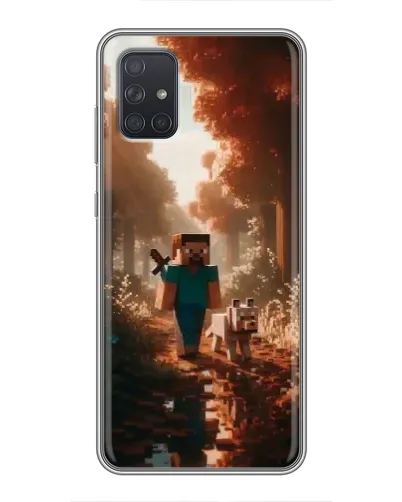 Чохол для Samsung Galaxy A72 з картинкою «Стів у лісі» Чохол для Samsung Galaxy A72 з картинкою «Стів у лісі»