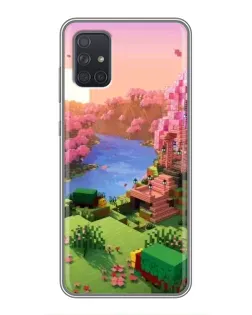 Чохол для Samsung Galaxy A72 з картинкою «Рожеве дерево Minecraft» Чохол для Samsung Galaxy A72 з картинкою «Рожеве дерево Minecraft»