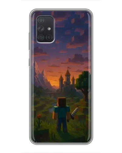 Чохол для Samsung Galaxy A72 з картинкою «Стів біля вежі» Чохол для Samsung Galaxy A72 з картинкою «Стів біля вежі»