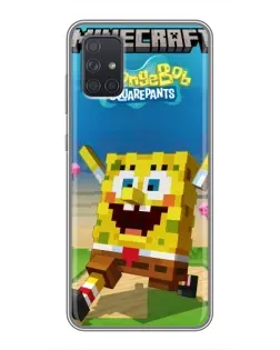 Чохол для Samsung Galaxy A72 з картинкою «Губка Боб Minecraft» Чохол для Samsung Galaxy A72 з картинкою «Губка Боб Minecraft»
